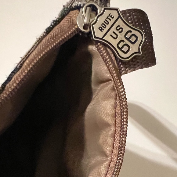 Route 66 Tapestry Cloth Crossbody Bag - Picture 5 of 9